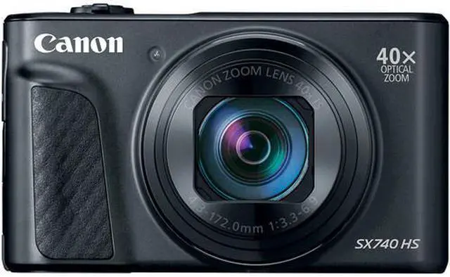 Main image of Canon PowerShot SX740 HS Digital Camera - Black (International Model)