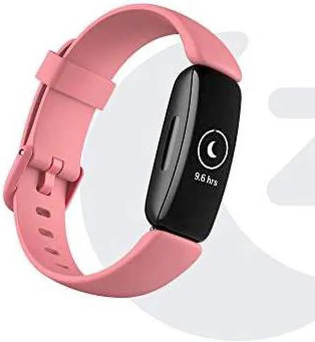 Alt view image 4 of 8 - Fitbit Inspire 2 Health & Fitness Tracker, Black/Rose, (S & L Bands Included)