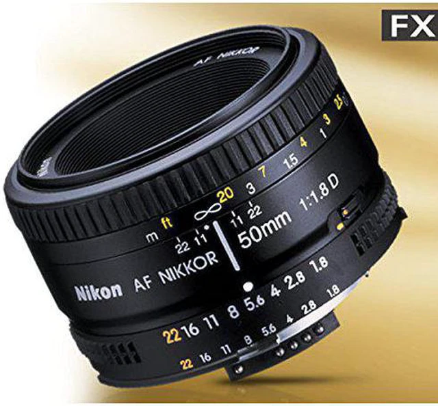 Alt view image 7 of 7 - Nikon 2137 50mm f/1.8D Auto Focus Nikkor Lens for Nikon Digital SLR Cameras (Renewed)