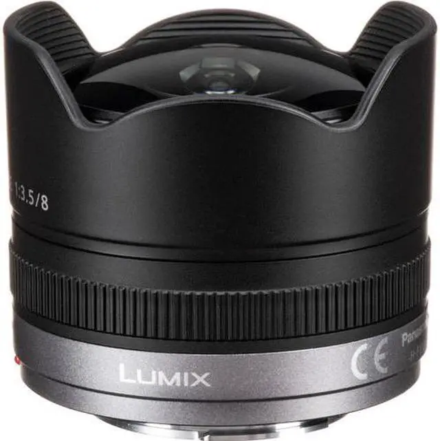 Alt view image 2 of 4 - PANASONIC LUMIX G FISHEYE Lens, 8MM, F3.5, MIRRORLESS Micro Four Thirds, H-F008