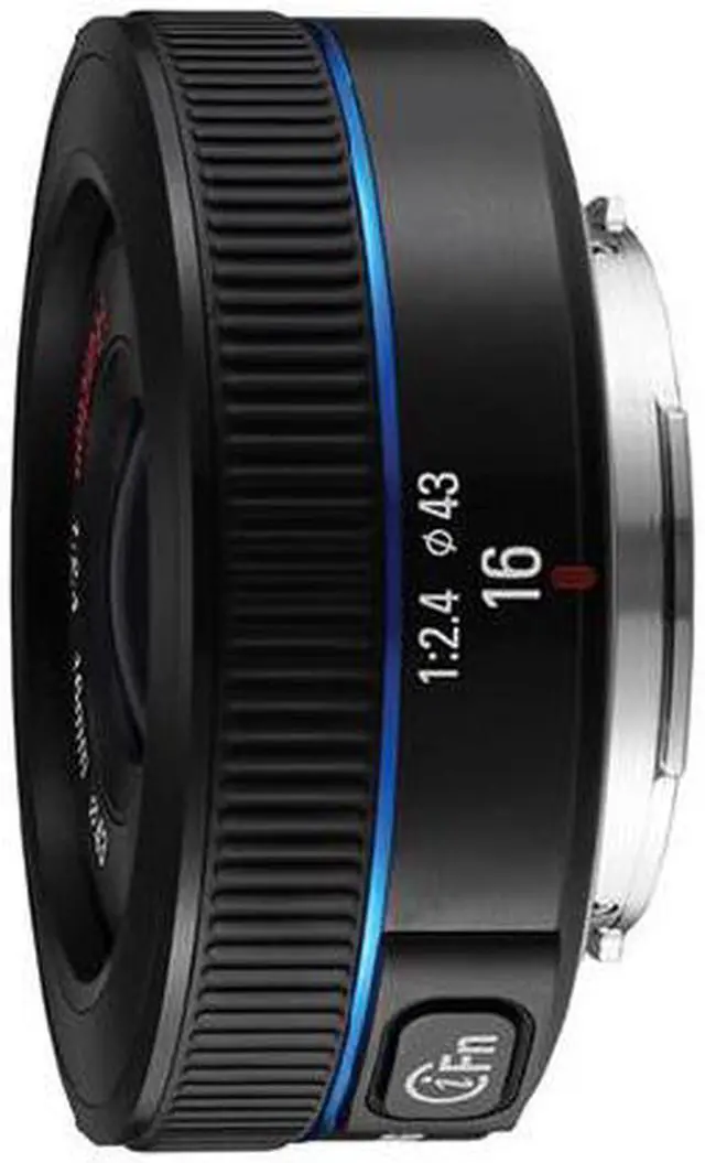 Alt view image 6 of 7 - Samsung NX 16mm f/2.4 Camera Lens (Black) - Fixed