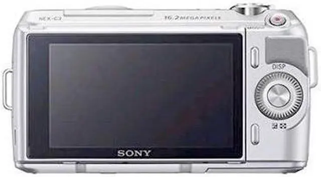 Alt view image 3 of 5 - Sony Alpha NEX-C3 Digital Camera Body (White) - International Version (No Warranty) (International Model)
