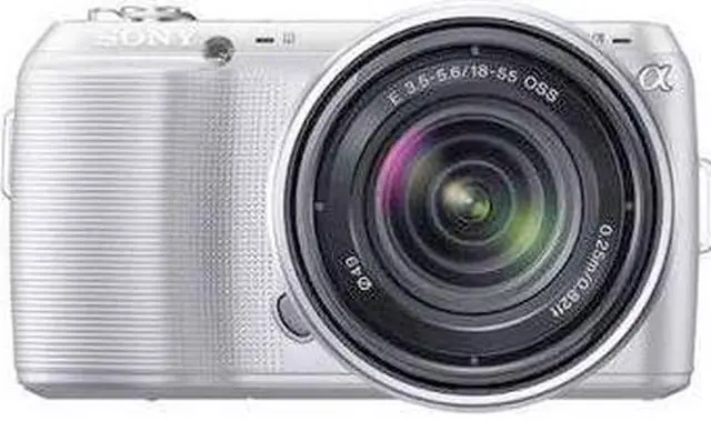 Alt view image 4 of 5 - Sony Alpha NEX-C3 Digital Camera Body (White) - International Version (No Warranty) (International Model)