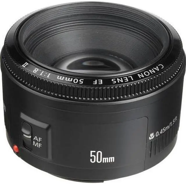 Alt view image 2 of 4 - Canon EF 50mm f/1.8 II Standard AutoFocus Fixed Lens - White Box(Bulk Packaging)