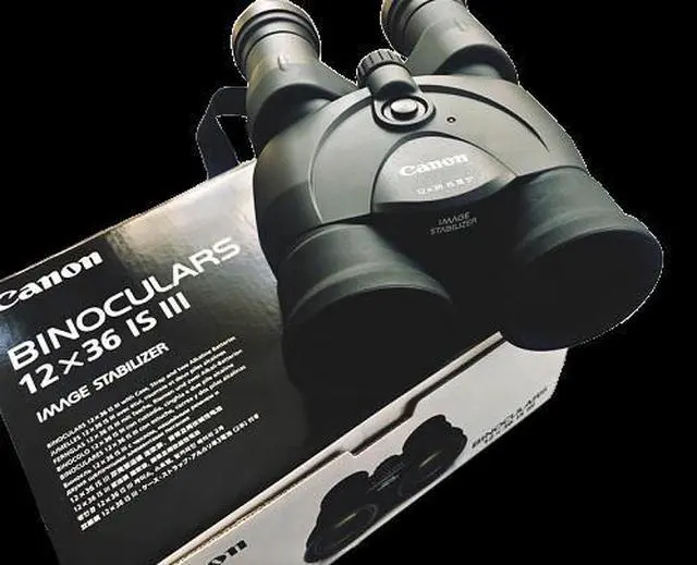 Alt view image 14 of 18 - CANON-PHOTO VIDEO 9526B002 IS III BINOCULARS 12X36 BLACK