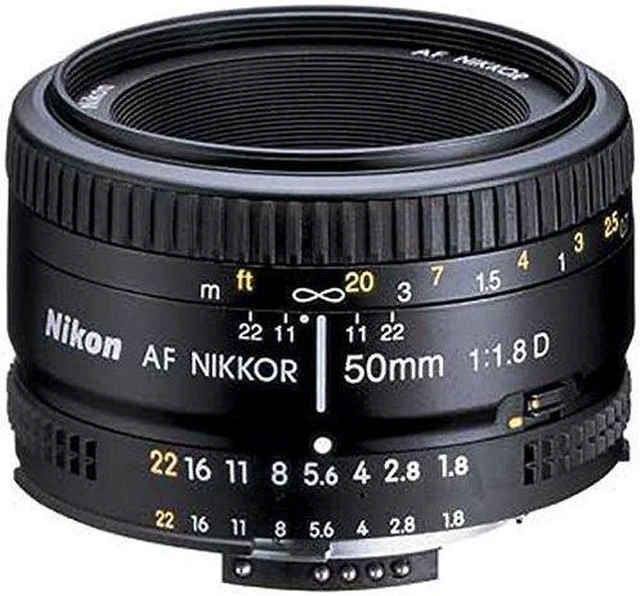 Alt view image 2 of 2 - Nikon AF Nikkor 50mm f/1.8D Prime Lens (Black) - International Version (No Warranty)