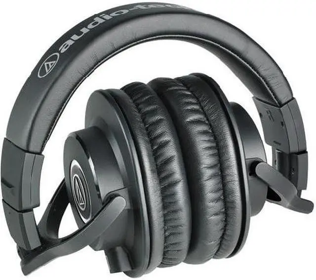 Alt view image 3 of 20 - Audio-Technica ATHM40x Professional Monitor Headphones- Black