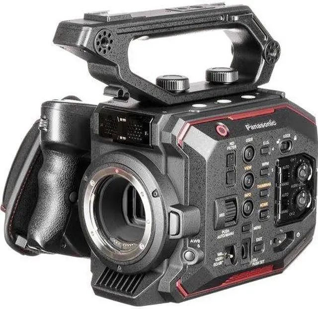 Alt view image 10 of 19 - Panasonic AU-EVA1 Digital Camcorder - 3.5" - Touchscreen LCD - MOS - 4K