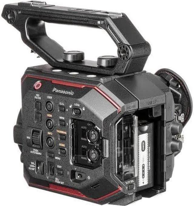 Alt view image 11 of 19 - Panasonic AU-EVA1 Digital Camcorder - 3.5" - Touchscreen LCD - MOS - 4K
