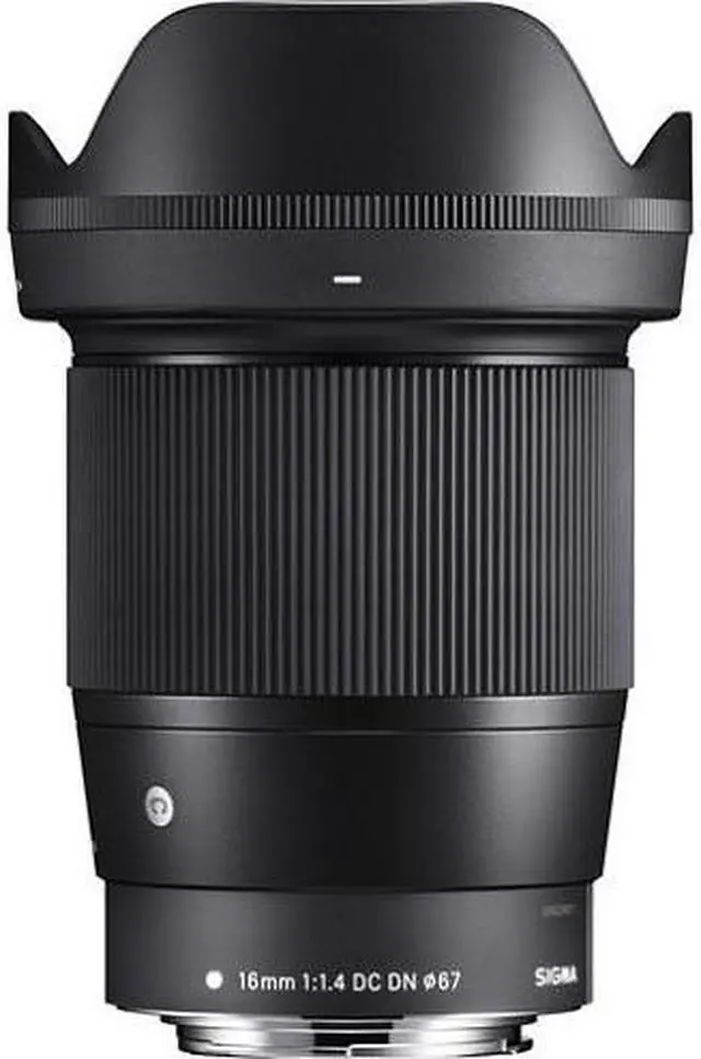 Alt view image 3 of 20 - Sigma 16mm F/1.4 DC DN Contemporary Lens for Canon EF-M (402971)