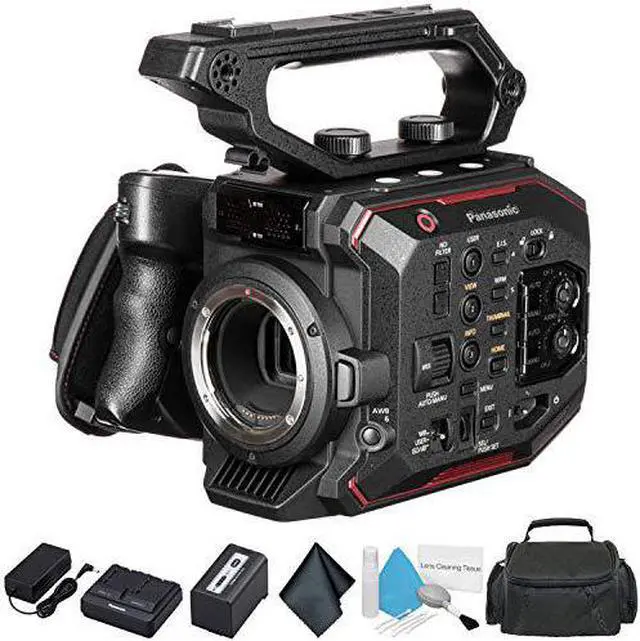 Alt view image 2 of 4 - Panasonic AU-EVA1 Compact 5.7K Super 35mm Handheld Cinema Camera Body - Starter Bundle