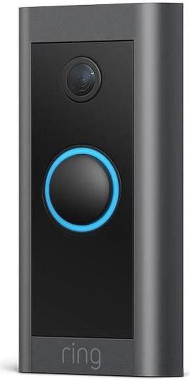 Alt view image 18 of 20 - Ring Wi-Fi Video Doorbell Wired - Black