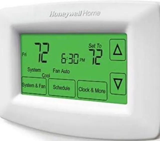 Alt view image 11 of 11 - Honeywell Energy Star 7-Day Programmable Home Thermostat, White