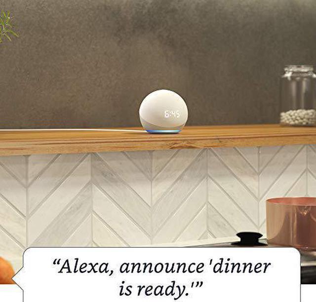 Alt view image 11 of 20 - Amazon 53-023503 Home AutomationEcho Dot (4th Gen) | Smart Speaker with Clock and Alexa | Glacier White