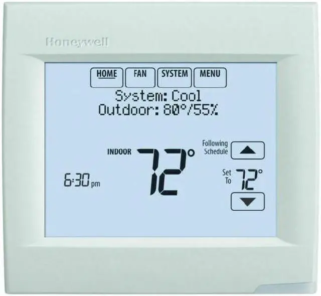 Alt view image 8 of 9 - Honeywell TH8321R1001/U - VisionPRO® 8000 Thermostat with RedLINK™ Technology