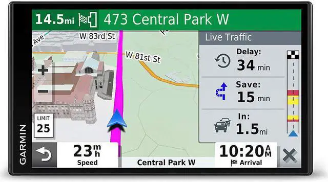Alt view image 20 of 20 - Garmin DriveSmart 65 Automobile Portable GPS Navigator - Portable, Mountable
