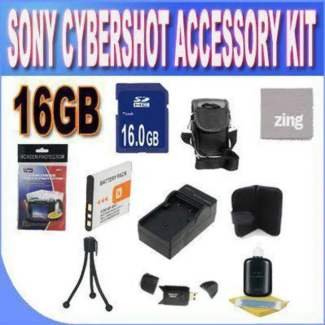 Main image of Sony Cyber-Shot Dsc-w510/w530/560/570 16GB Accessory Kit (16GB SDHC Card+ Extended Life Battery+ Rapid Charger Bundle