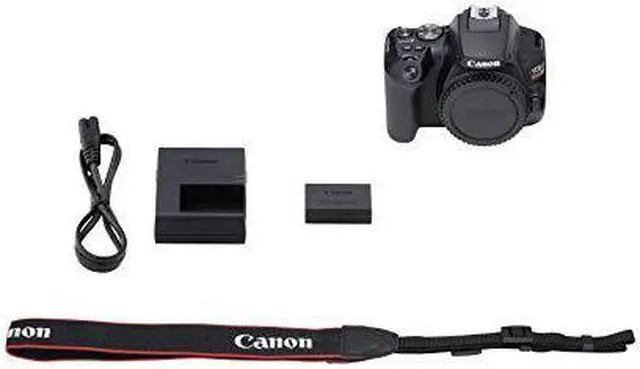 Alt view image 4 of 11 - Canon EOS Rebel SL3 DSLR Digital Camera (Black) Body Only (Kit Box)