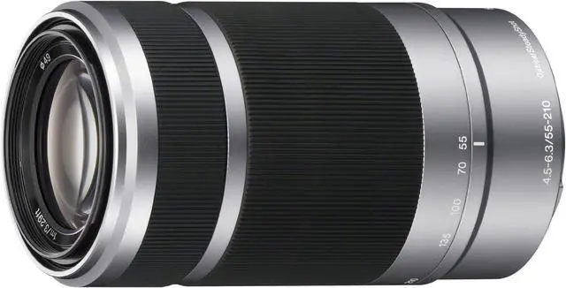 Main image of Sony E 55-210mm F4.5-6.3 OSS Lens for Sony E-Mount Cameras Silver (Renewed)