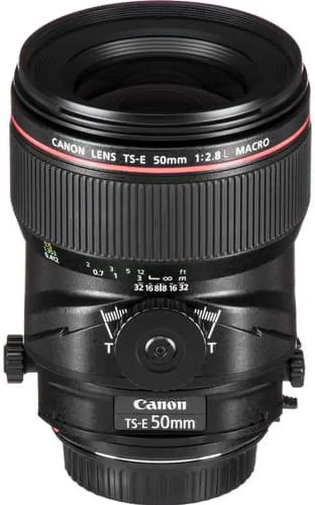 Alt view image 4 of 4 - Canon TS-E 50mm f/2.8L Macro Tilt-Shift Lens with Cleaning Kit and Filter Kits