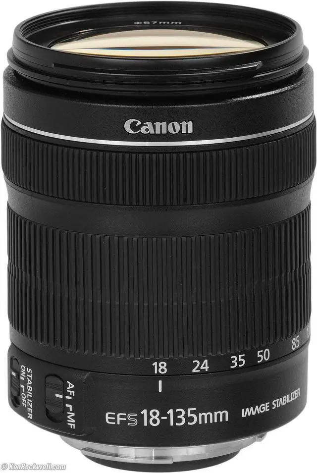 Alt view image 2 of 3 - Canon 18-135mm f/5.6-38 for Canon EF-S Cameras Standard-Zoom Lens Fixed Zoom White Box (Bulk Packaging)