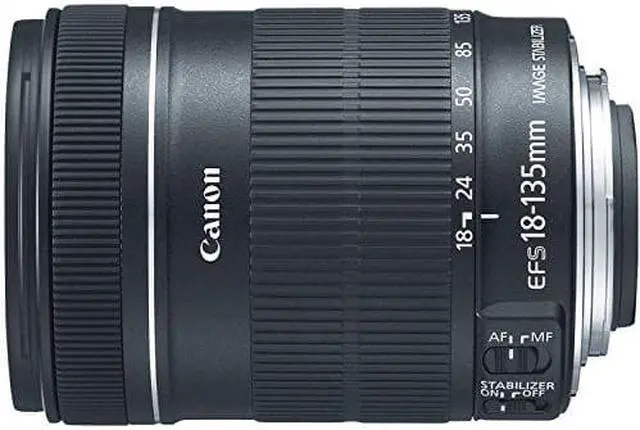 Alt view image 3 of 4 - Canon EF-S 18-135mm f/3.5-5.6 IS Standard Zoom Lens for Canon Digital SLR Cameras (New, White box)
