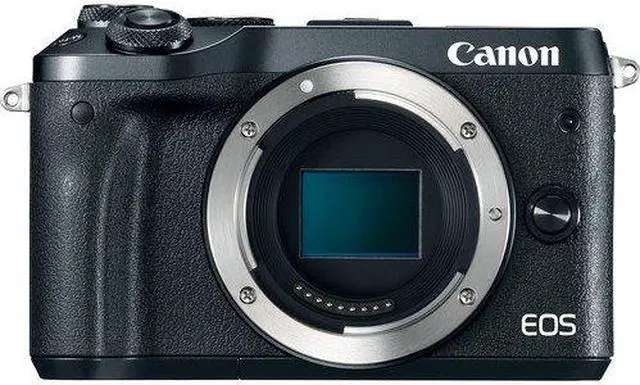 Alt view image 2 of 4 - Canon EOS M6 Mirrorless Digital Camera (Body Only, Black) 1724C001 (Intl Model) - Standard Bundle