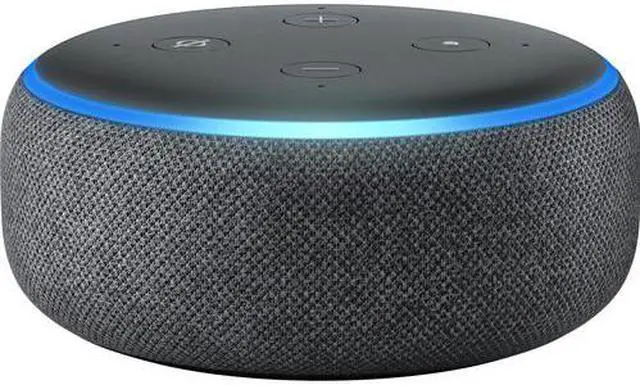 Alt view image 2 of 4 - Amazon Echo Dot (3rd Gen) Smart speaker with Alexa - Charcoal (2 Pack) Bundle