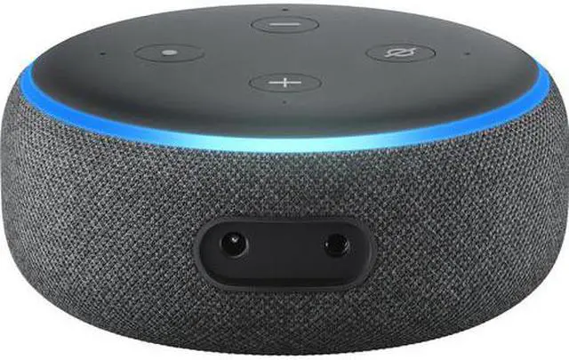 Alt view image 3 of 4 - Amazon Echo Dot (3rd Gen) Smart speaker with Alexa - Charcoal (2 Pack) Bundle