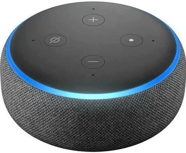 Alt view image 4 of 4 - Amazon Echo Dot (3rd Gen) Smart speaker with Alexa - Charcoal (2 Pack) Bundle