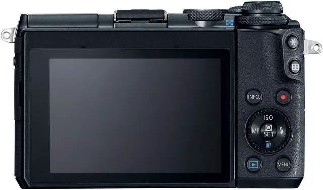 Alt view image 4 of 4 - Canon EOS M6 Mirrorless Digital Camera with 15-45mm f/3.5-6.3 IS STM Lens Kit- Bundle with 32GB Memory Card + Extra Battery - Intl Model