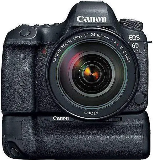 Alt view image 3 of 4 - Canon EOS 6D Mark II DSLR Camera Kit with 24-105mm is II USM Lens + Canon BG-E21 Grip/Power Bundle