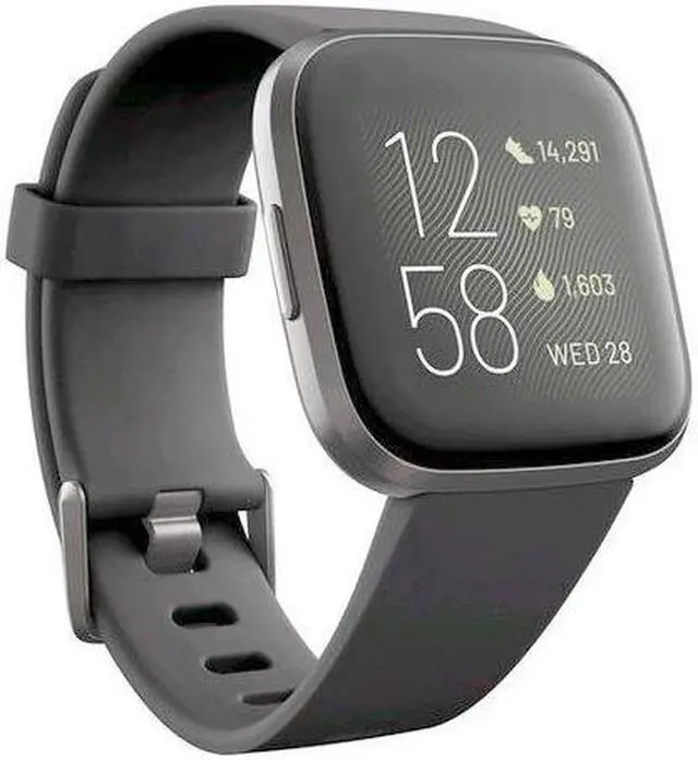 Alt view image 4 of 15 - Fitbit - Versa 2 Health & Fitness Smartwatch - Carbon