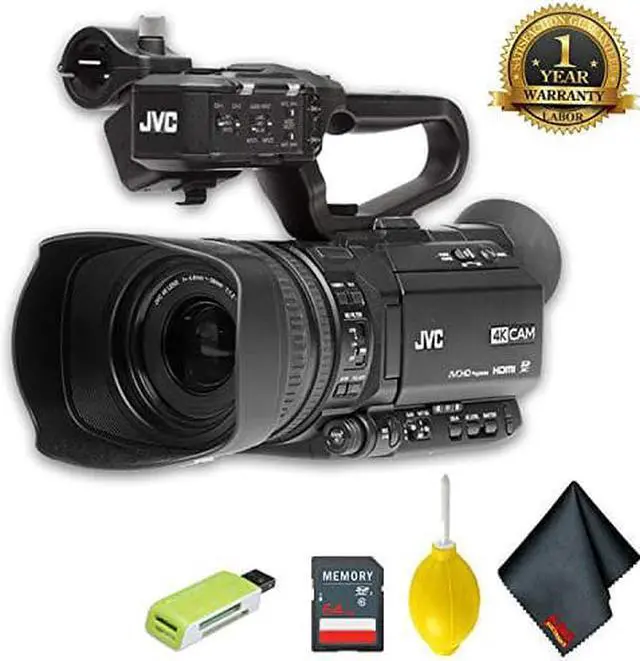 Alt view image 6 of 6 - jvc gy-hm180 ultra hd 4k camcorder with hd-sdi starter accessory bundle
