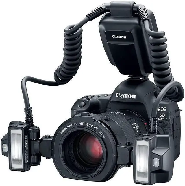 Alt view image 4 of 4 - Canon MT-26EX-RT Macro Twin Lite (2398C002) Value Bundle with 64GB Memory Card