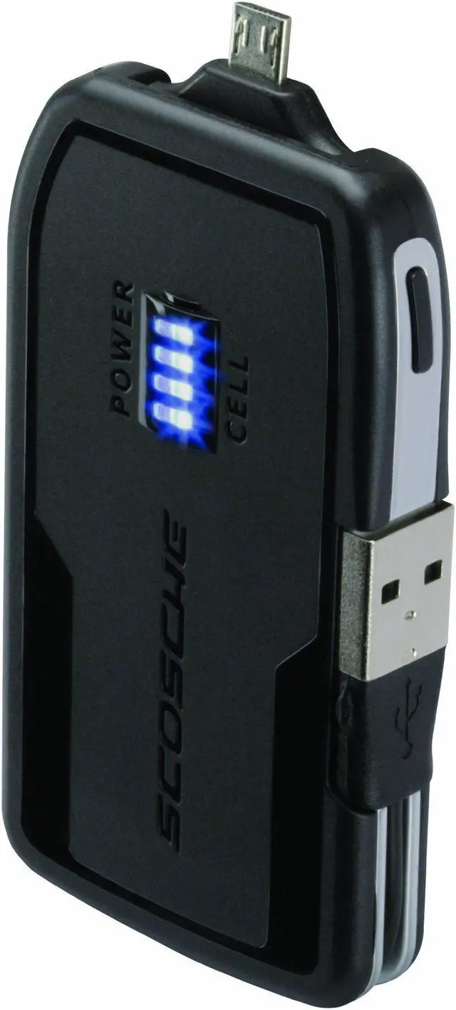 Main image of SCOSCHE microbat1800 flipCHARGE rogue - Emergency Backup Battery and Charger for Micro USB Devices - Battery - Retail Pa