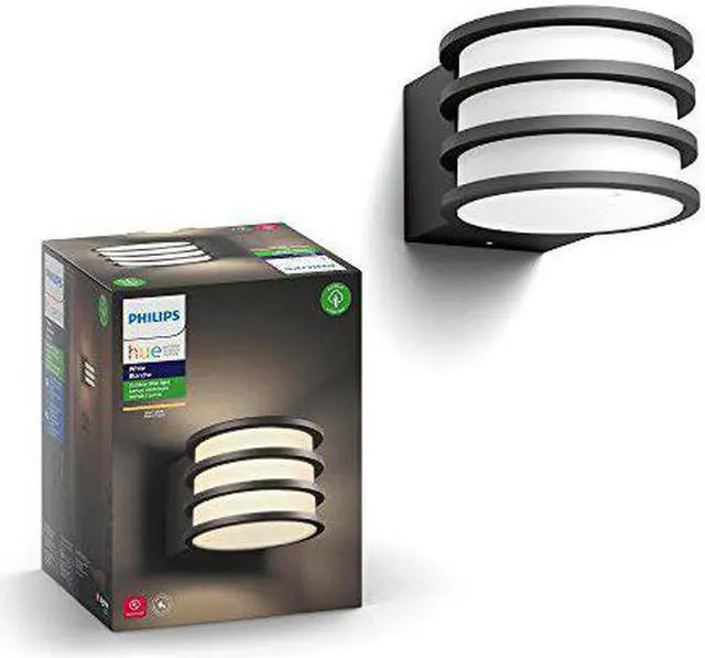 Alt view image 6 of 9 - Philips Hue Smart LED White Lucca Outdoor Lantern Weather-proof (Requires a Philips Hue bridge)