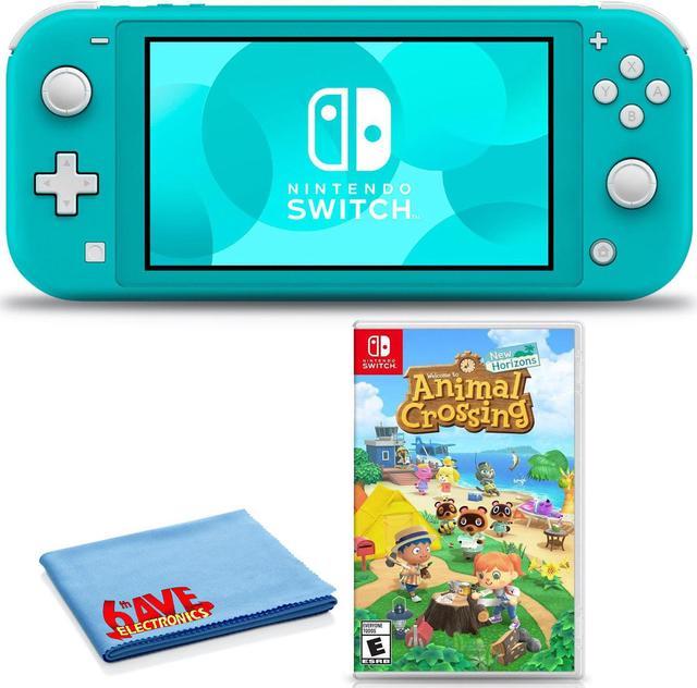 Nintendo Switch Lite (Turquoise) Bundle Includes Animal Crossing