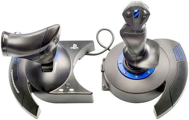 Alt view image 4 of 6 - Manche de vol T.Flight Hotas 4 de Thrustmaster pour PS4/PS5/PC