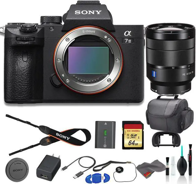 Alt view image 2 of 9 - Canon EOD 5D III Digital Camera International Model + Canon EF 24-70mm f/4L IS USM Lens + LP-E6 Battery Bundle