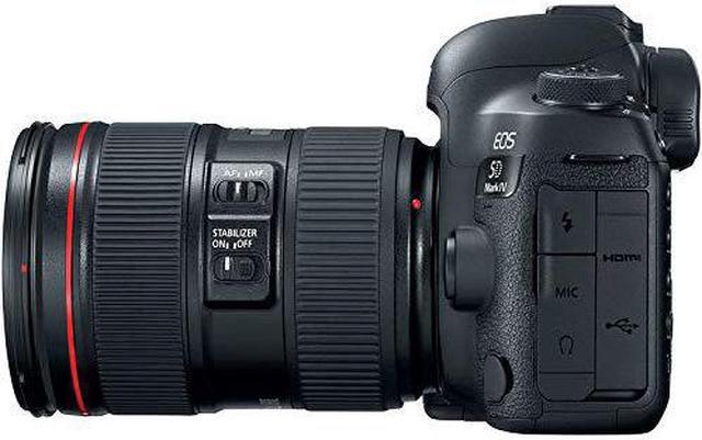 Alt view image 7 of 7 - Canon EOS 5D Mark IV DSLR Camera with 24-105mm f/4L II Lens (Intl Model) Ultimate Bundle