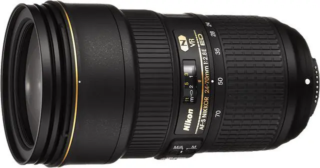 Main image of Nikon AF-S NIKKOR 24-70mm f/2.8E ED VR Lens - International Version (No Warranty)