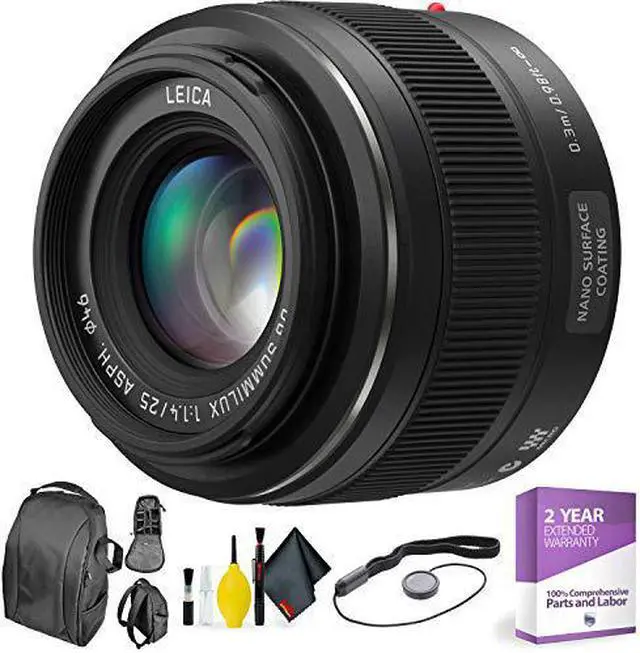 Alt view image 2 of 3 - PANASONIC 25MM F/1.4 Lens 62M + Deluxe Lens Cleaning Kit