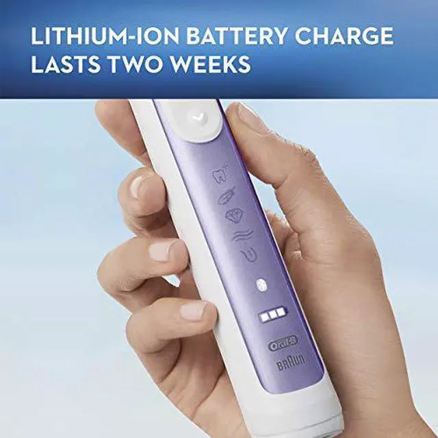 Alt view image 9 of 12 - ORAL B GENIUS X TOOTHBRUSH PURPLE