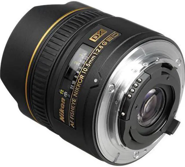 Alt view image 4 of 4 - Nikon AF DX Fisheye-NIKKOR 10.5mm f/2.8G ED Lens (INTL Model) with Padded Case Bundle