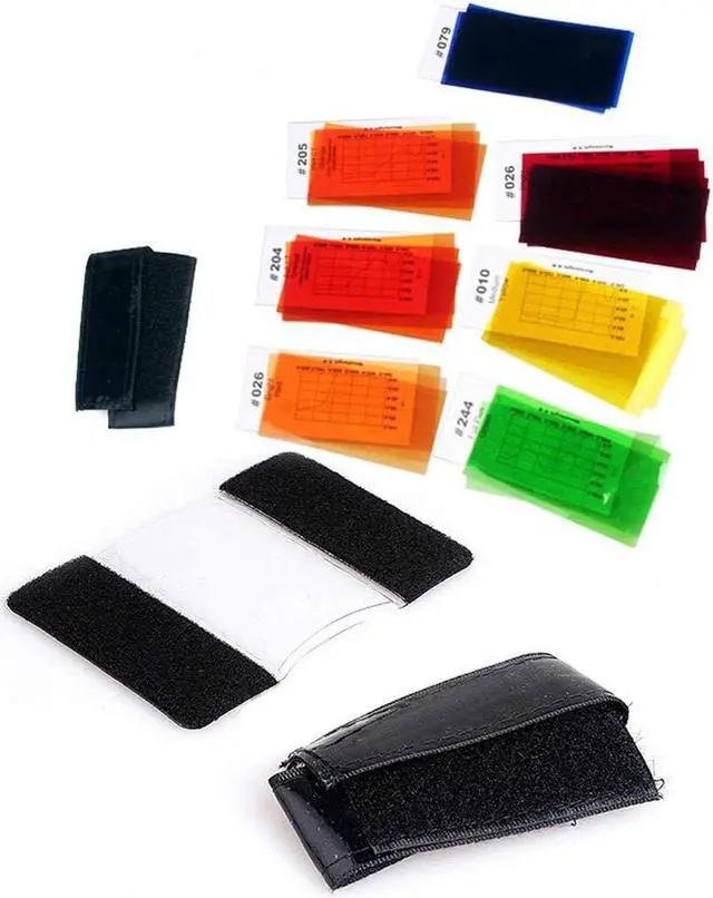 Alt view image 2 of 4 - Godox CF-07 7 Color Universal Speedlite Filters Kit For Flash Photography