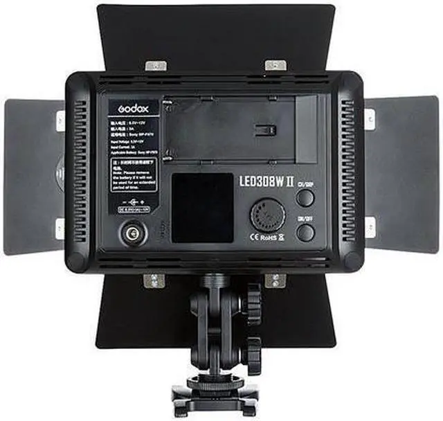 Alt view image 2 of 4 - GODOX LED308W II 5600K LED Video Light for Camera Camcorder, White Version