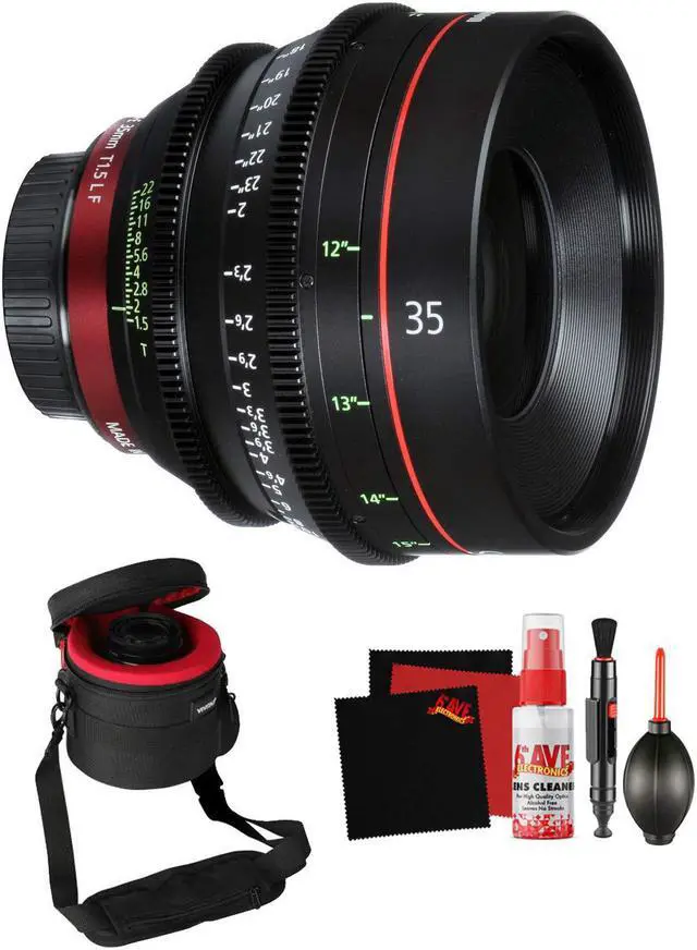 Main image of Canon CN-E 35mm T1.5 L F Cinema Prime Lens (EF Mount) Professional Filmmaker Bundle