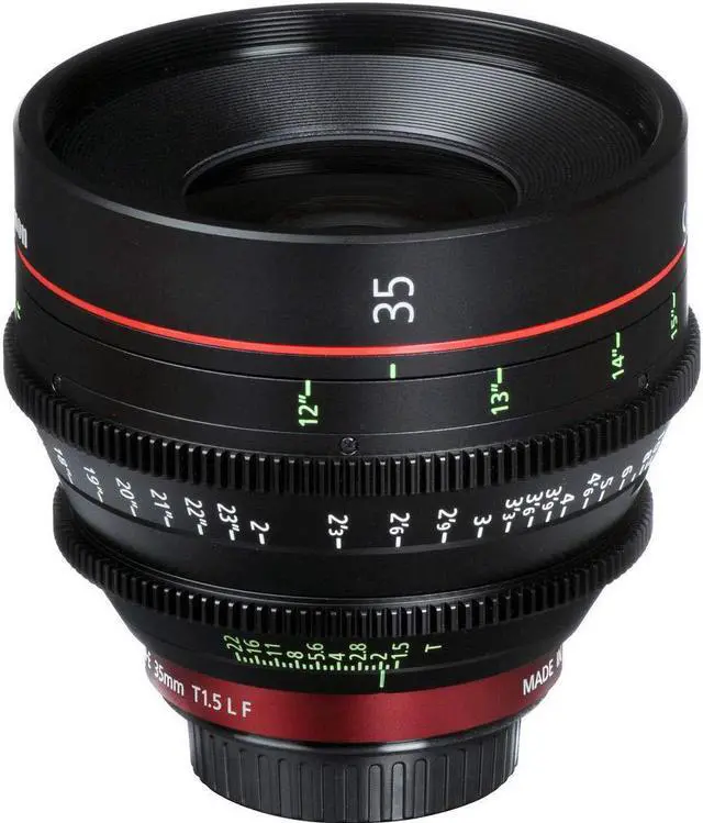 Alt view image 3 of 4 - Canon CN-E 35mm T1.5 L F Cinema Prime Lens (EF Mount) Professional Filmmaker Bundle