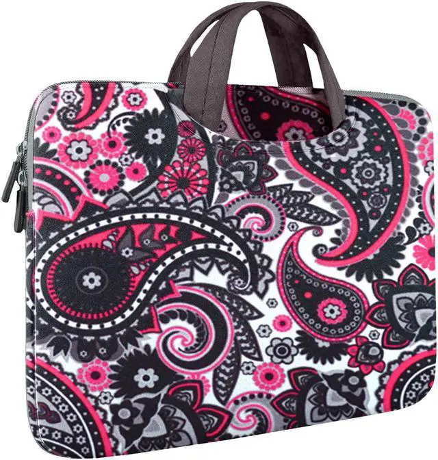 Alt view image 2 of 4 - Tablet Travel Accessory Bundle with Black Paisley Sleeve